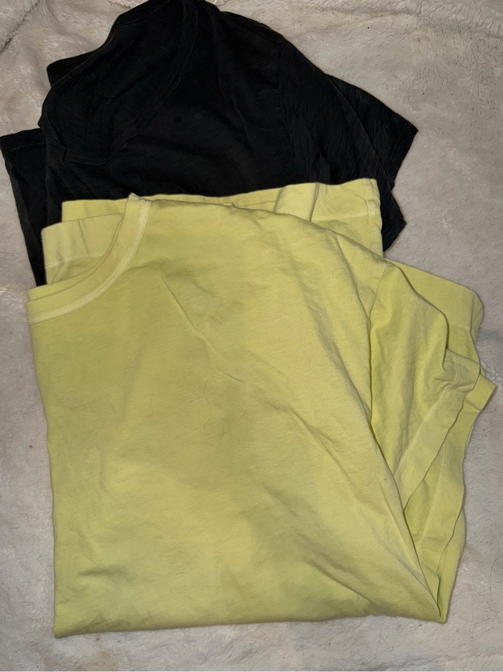 2-Old Navy ladies Short Sleeve Tees - Yellow and gray 3x